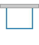 Pivot door, outside and inside opening