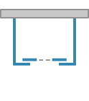 Sliding door, four parts