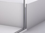 The shortened side panel