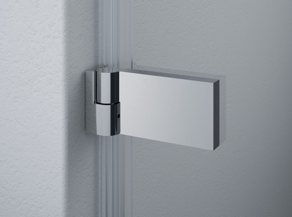 Square wall hinge