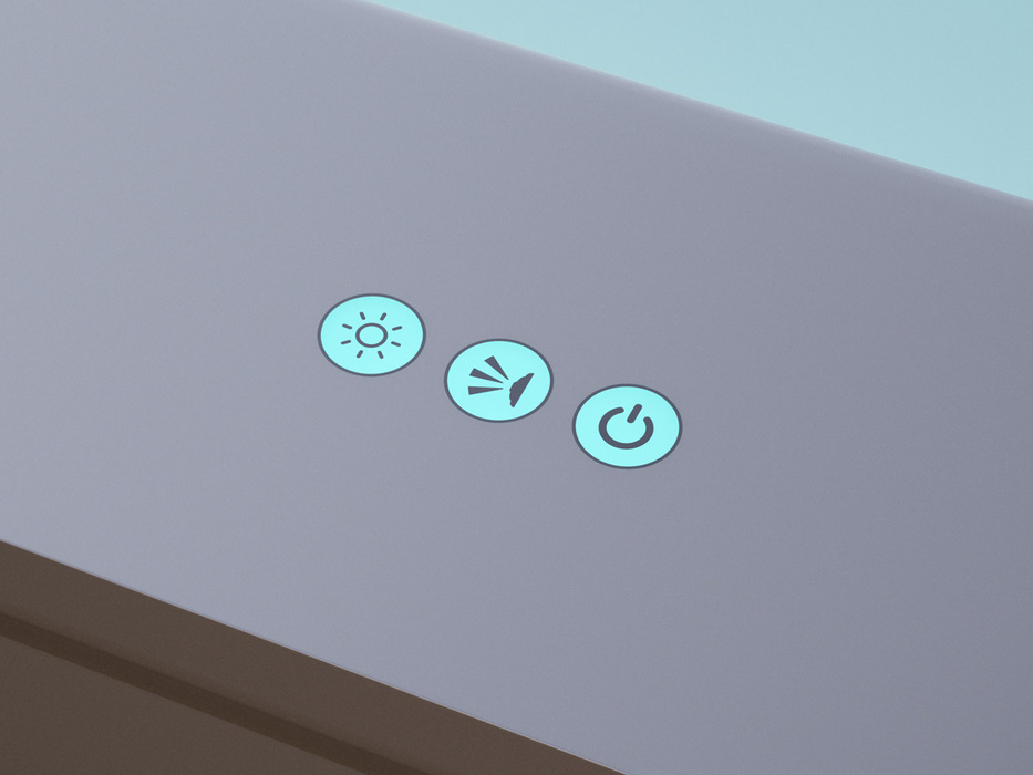Backlit touch control