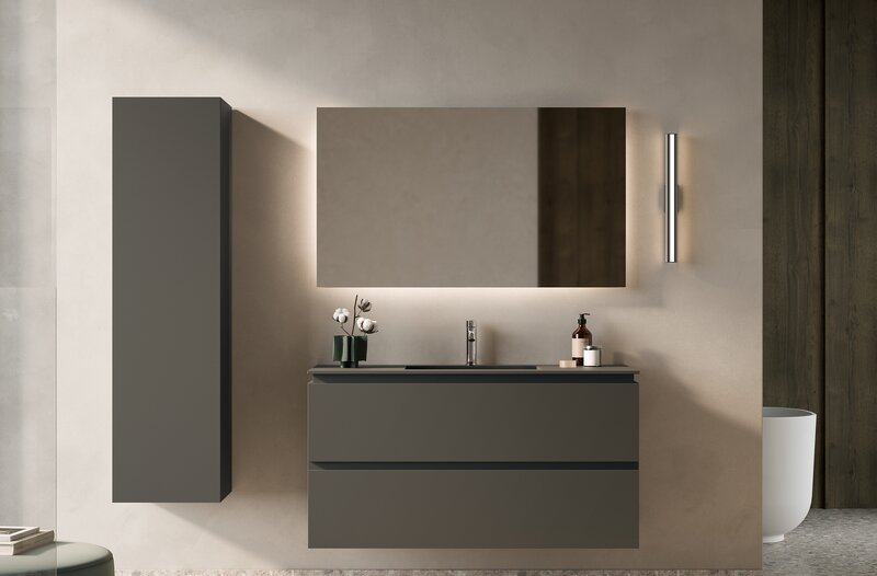 Timeless design, combining elegance and functionality - The extended AMIATA bathroom furniture collection from Italy